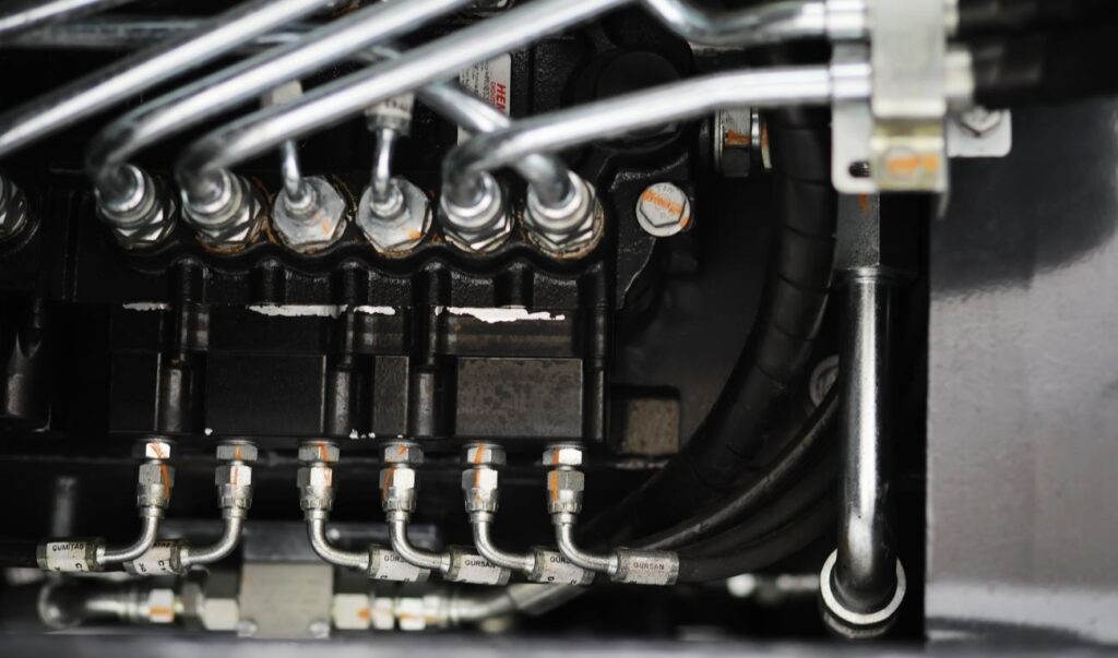 Hydraulikleitung Reparatur